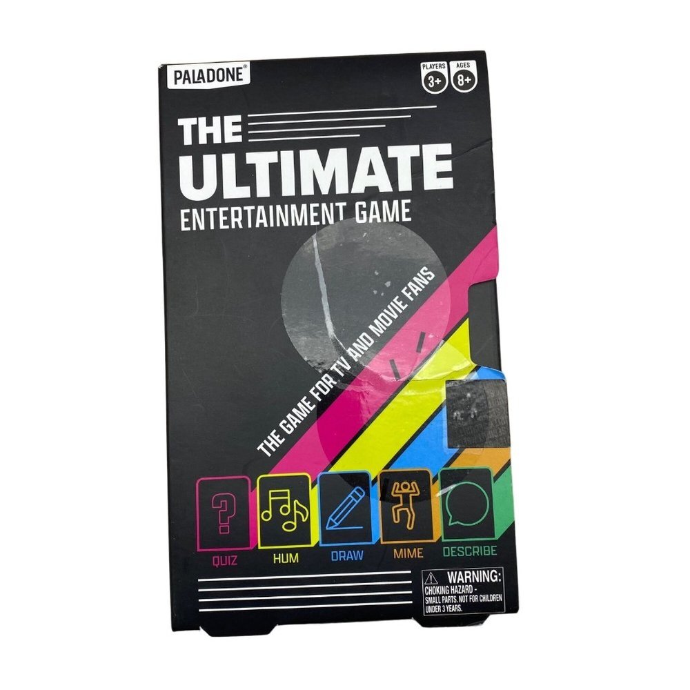 Paladone The Ultimate Entertainment Game TV MOVIE Trivia Card Game NEW NIB
